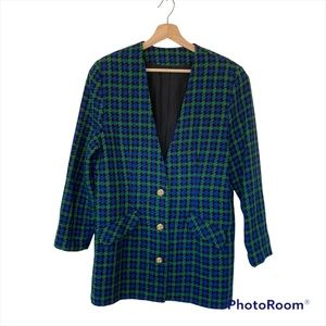 Vintage academia oversize blazer